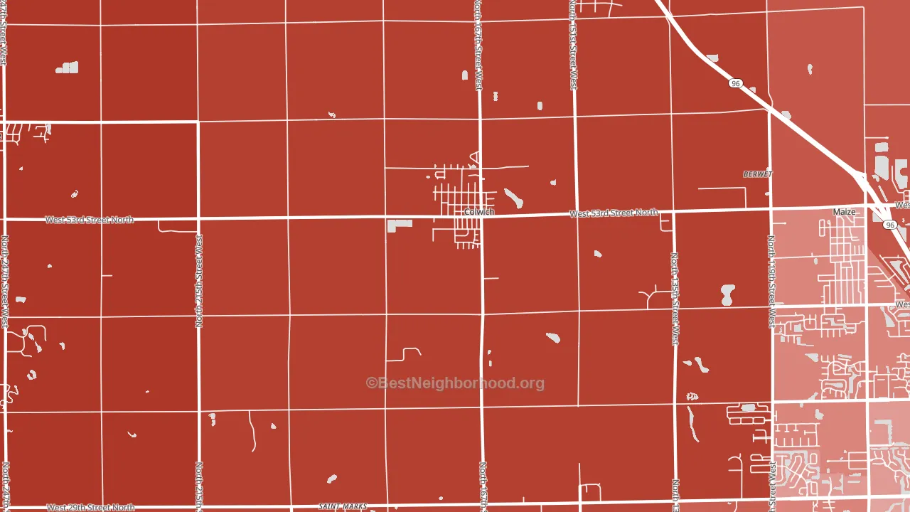 67030, KS block-group political-lean map