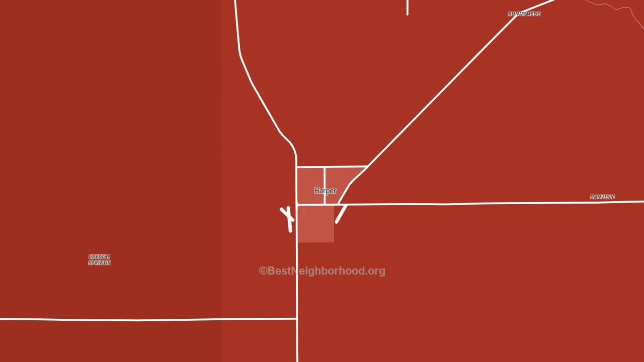 67058, KS block-group political-lean map