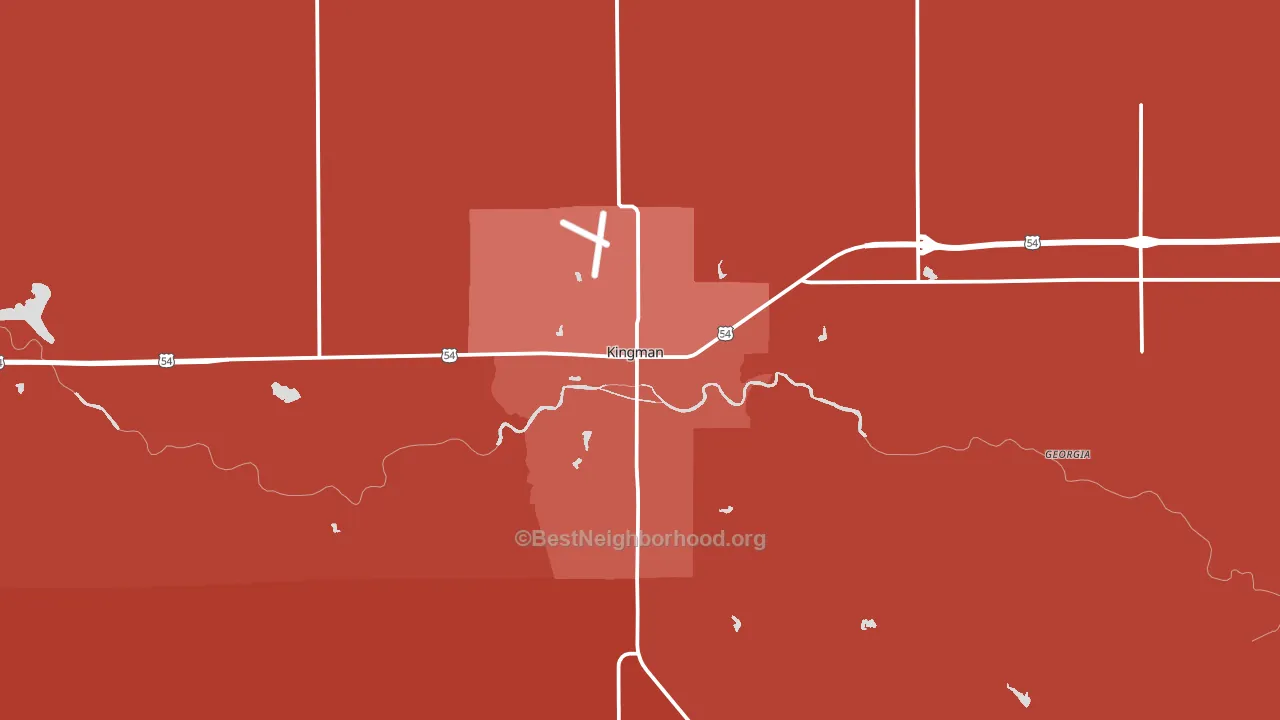 67068, KS block-group political-lean map