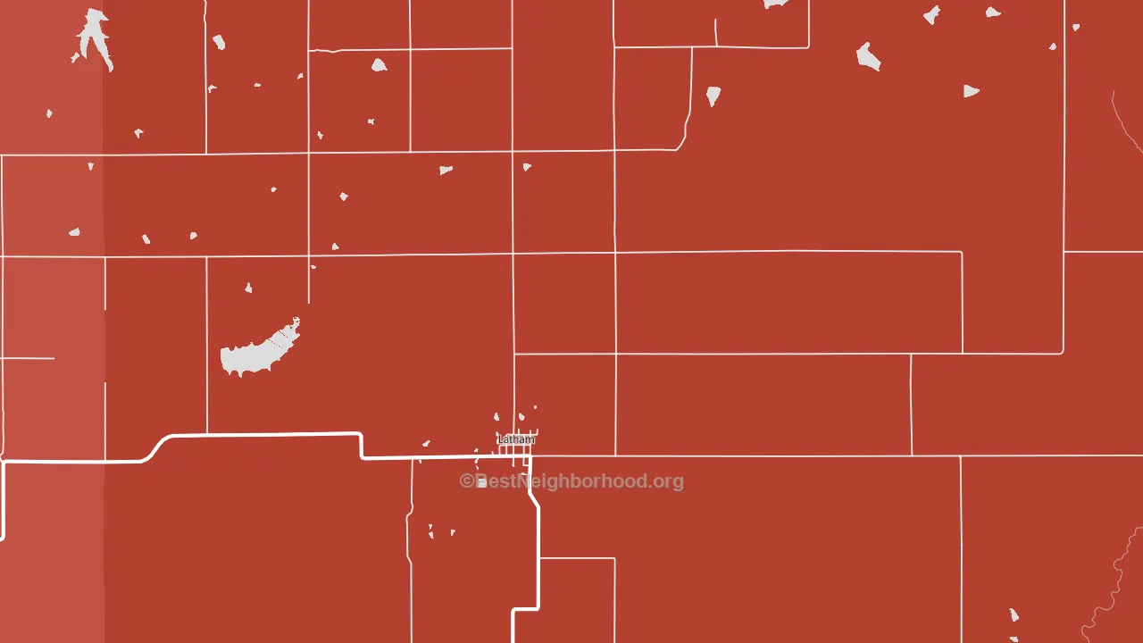 67072, KS block-group political-lean map