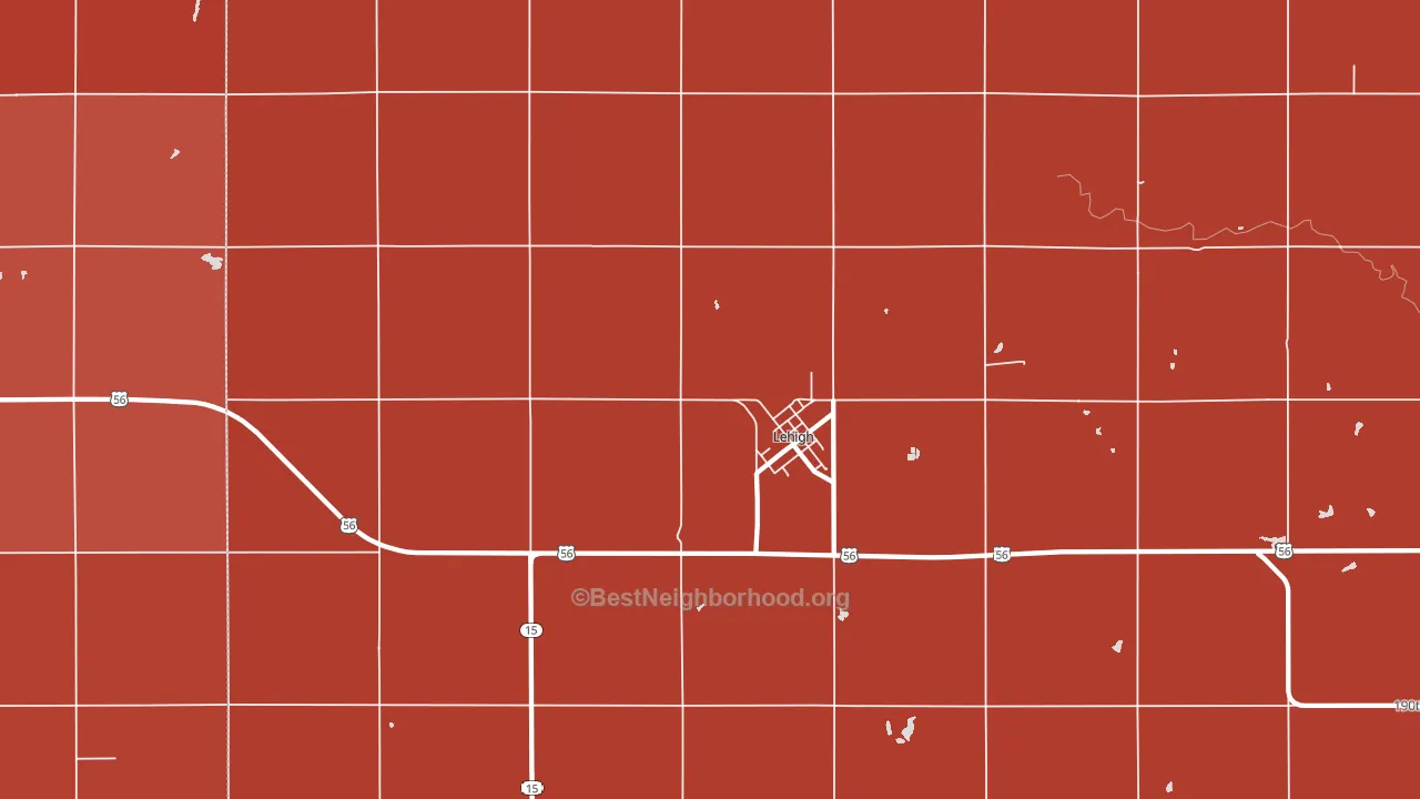 67073, KS block-group political-lean map