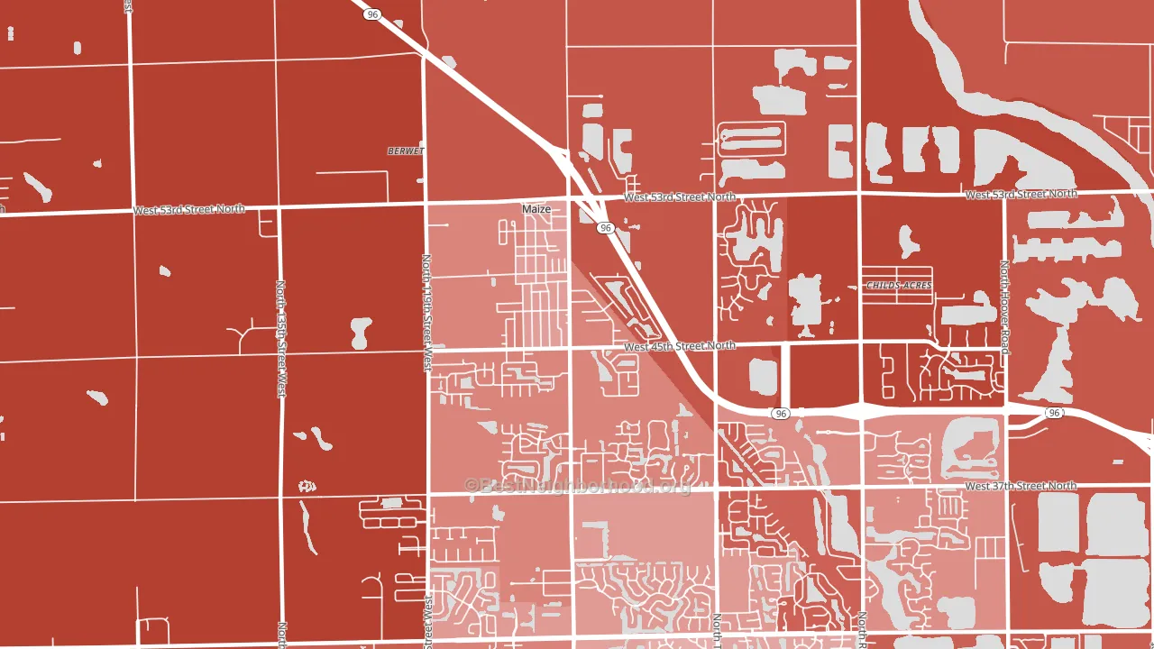 67101, KS block-group political-lean map
