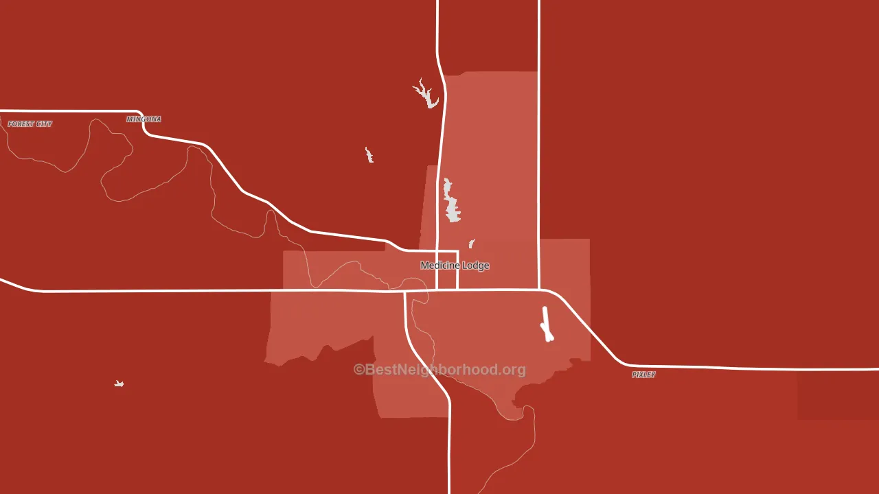 67104, KS block-group political-lean map