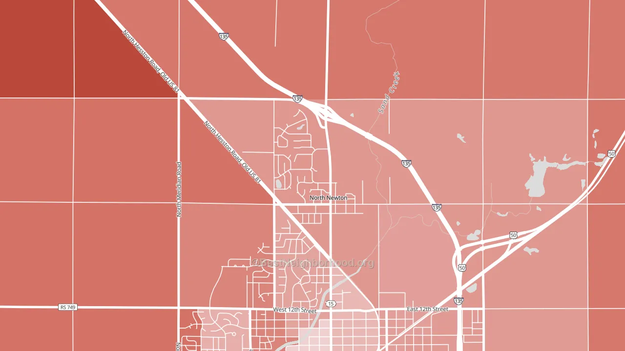 67117, KS block-group political-lean map