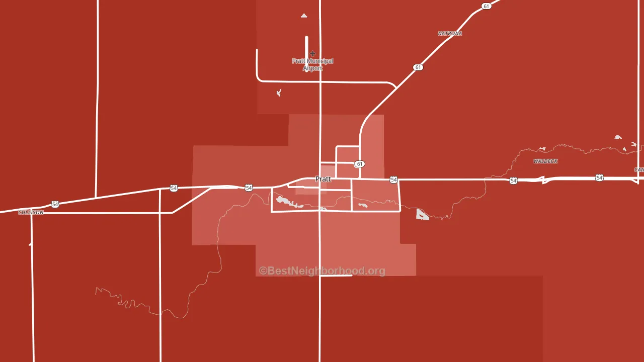 67124, KS block-group political-lean map