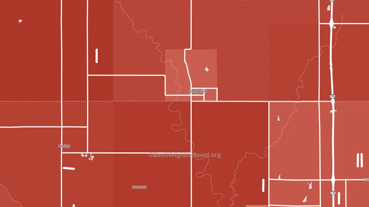 67135, KS block-group political-lean map