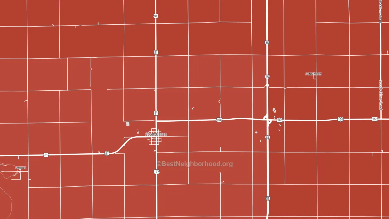 67140, KS block-group political-lean map
