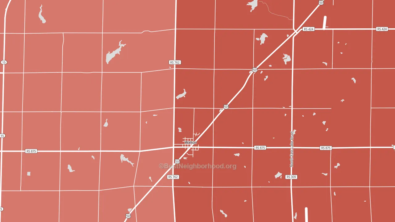 67151, KS block-group political-lean map