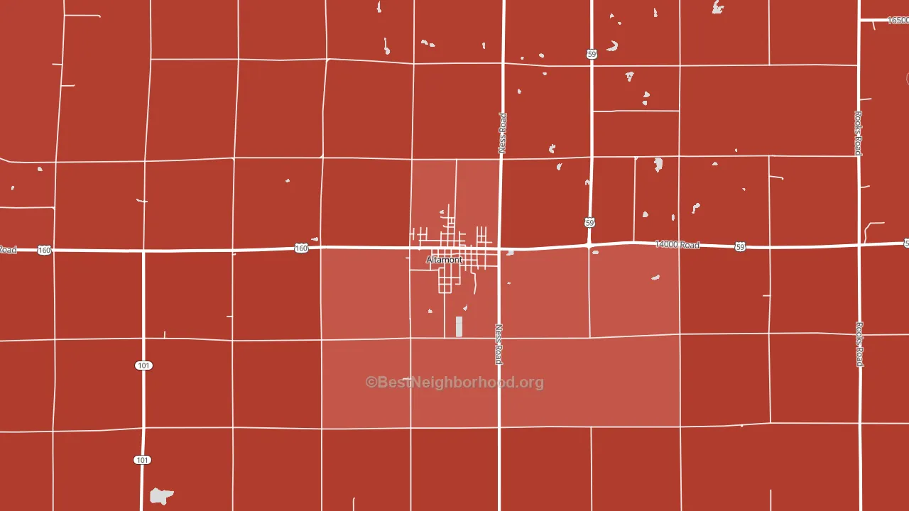 67330, KS block-group political-lean map