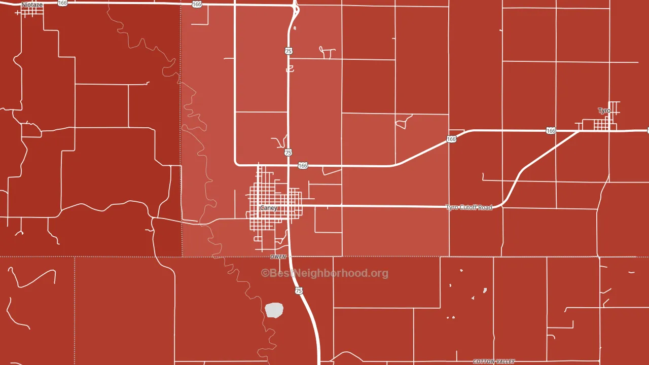 67333, KS block-group political-lean map