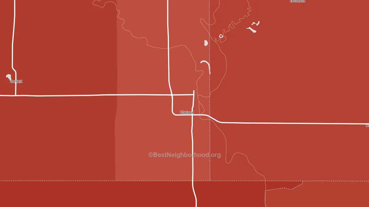 67336, KS block-group political-lean map