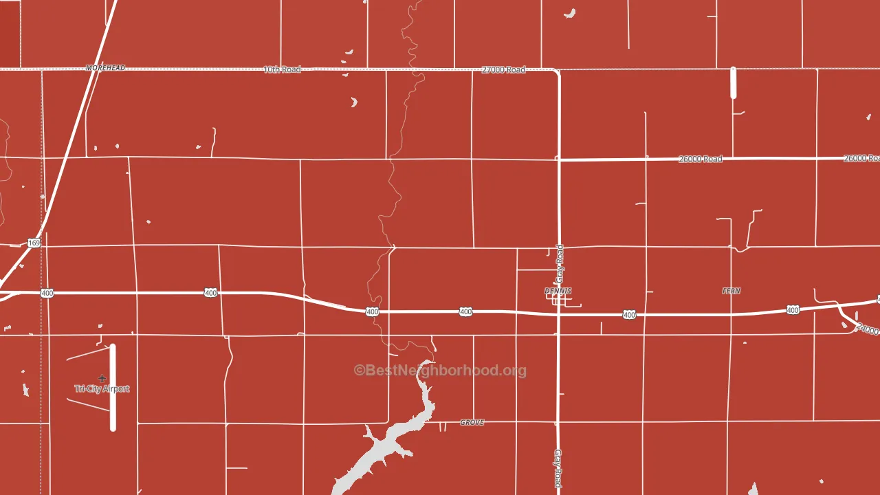 67341, KS block-group political-lean map