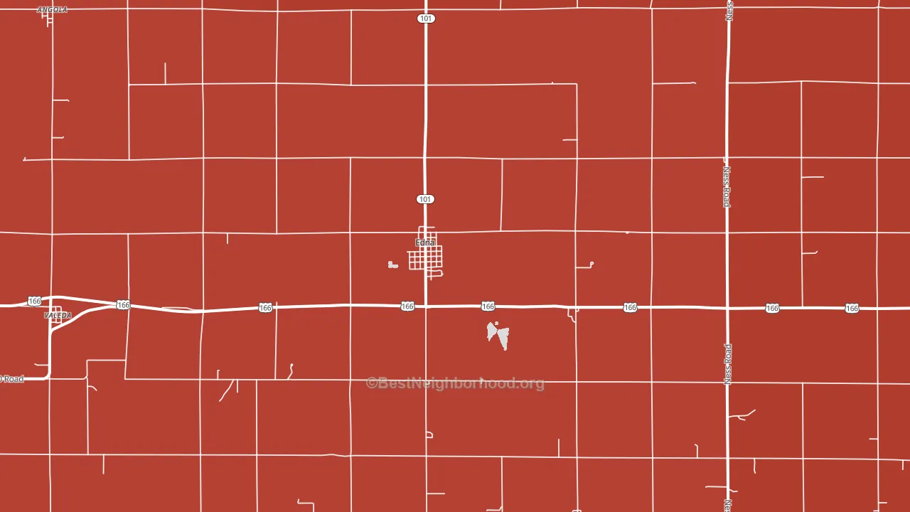 67342, KS block-group political-lean map