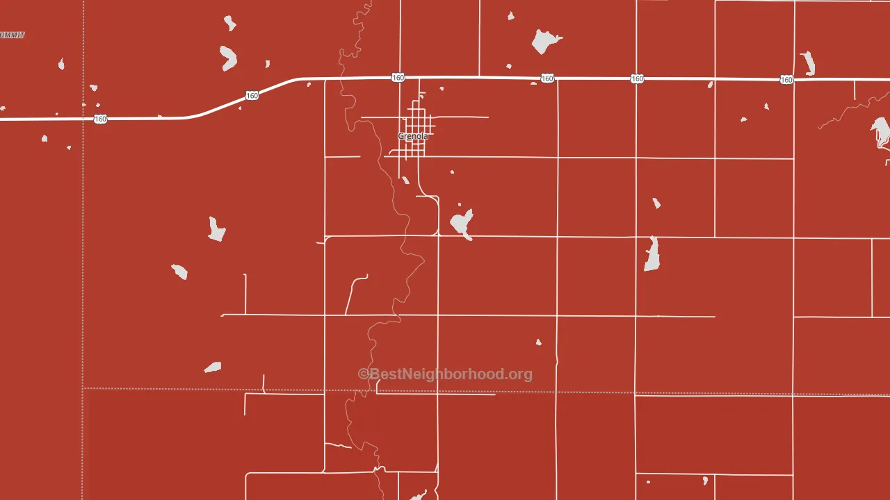 67346, KS block-group political-lean map