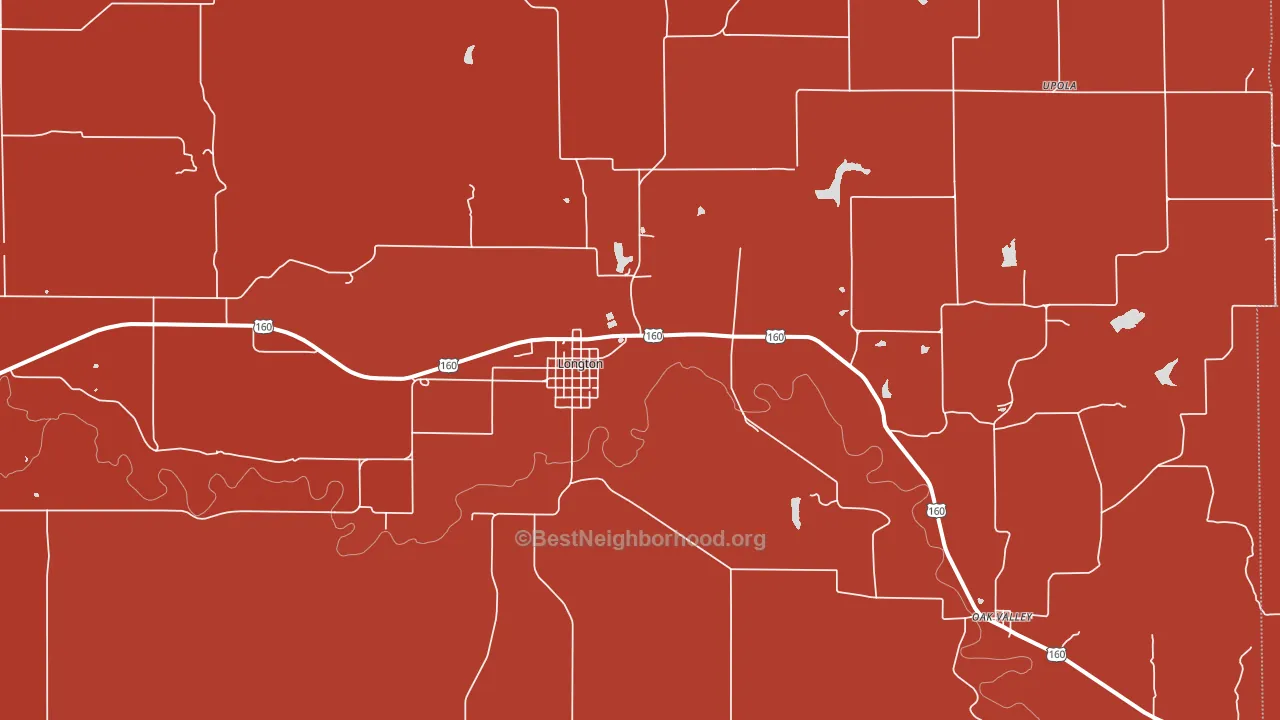 67352, KS block-group political-lean map