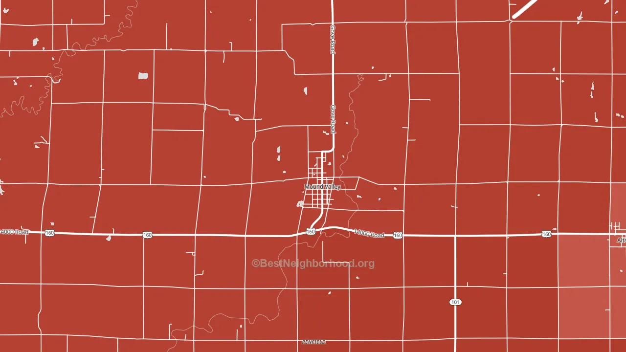 67354, KS block-group political-lean map