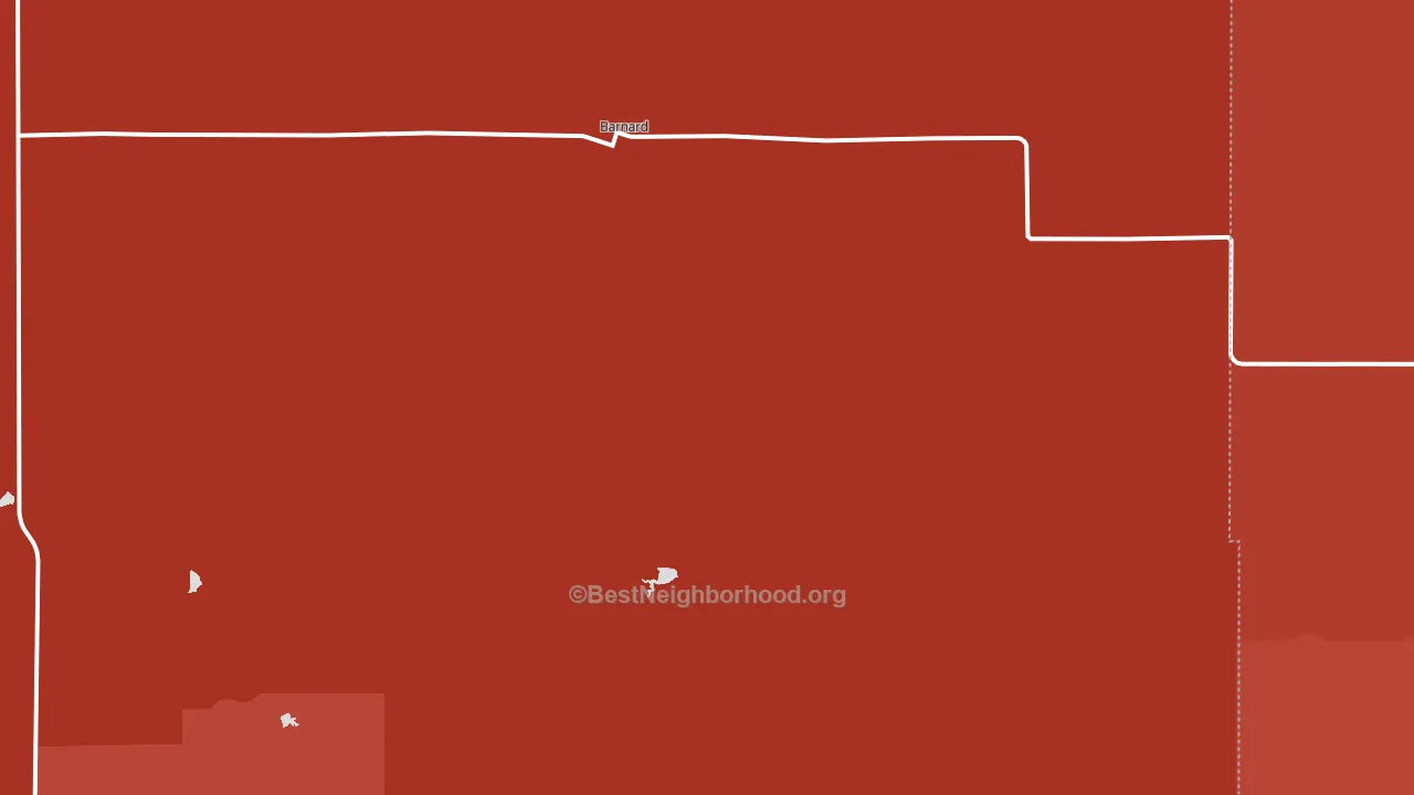67418, KS block-group political-lean map