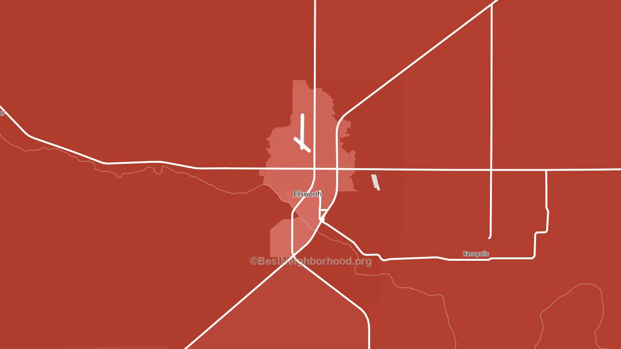 67439, KS block-group political-lean map
