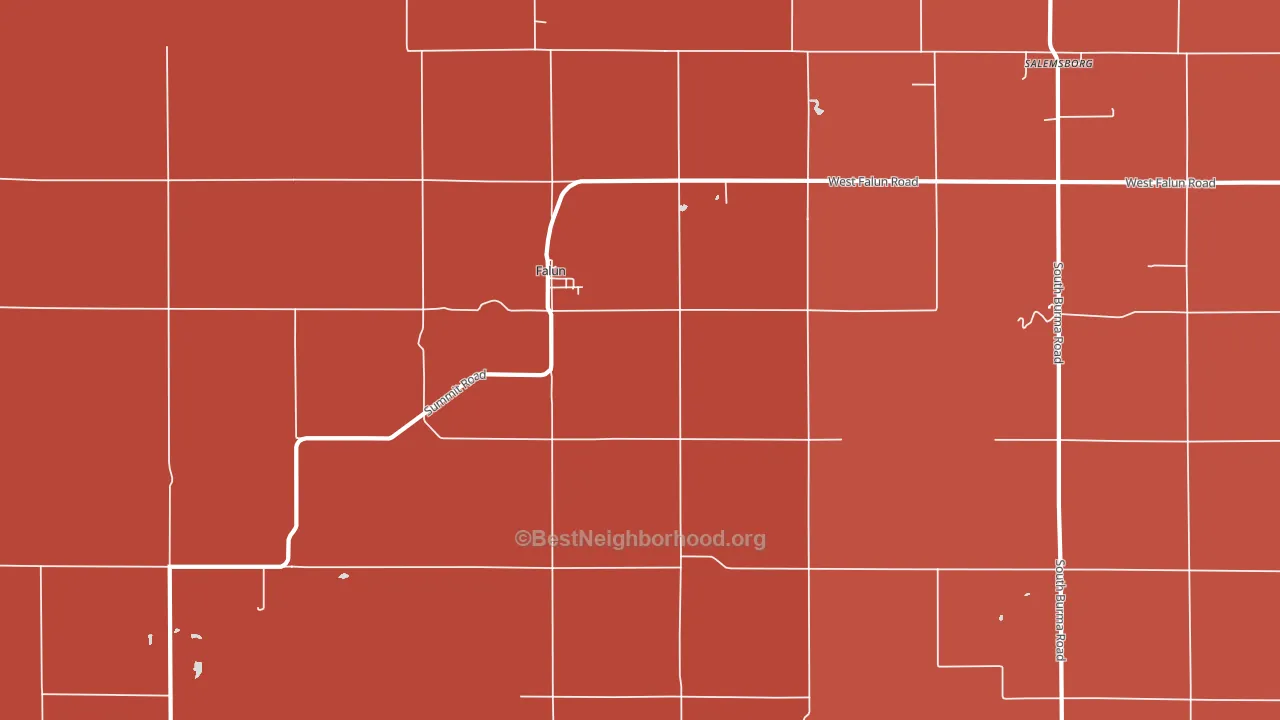 67442, KS block-group political-lean map