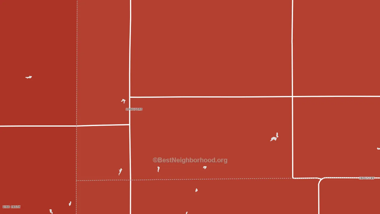 67458, KS block-group political-lean map