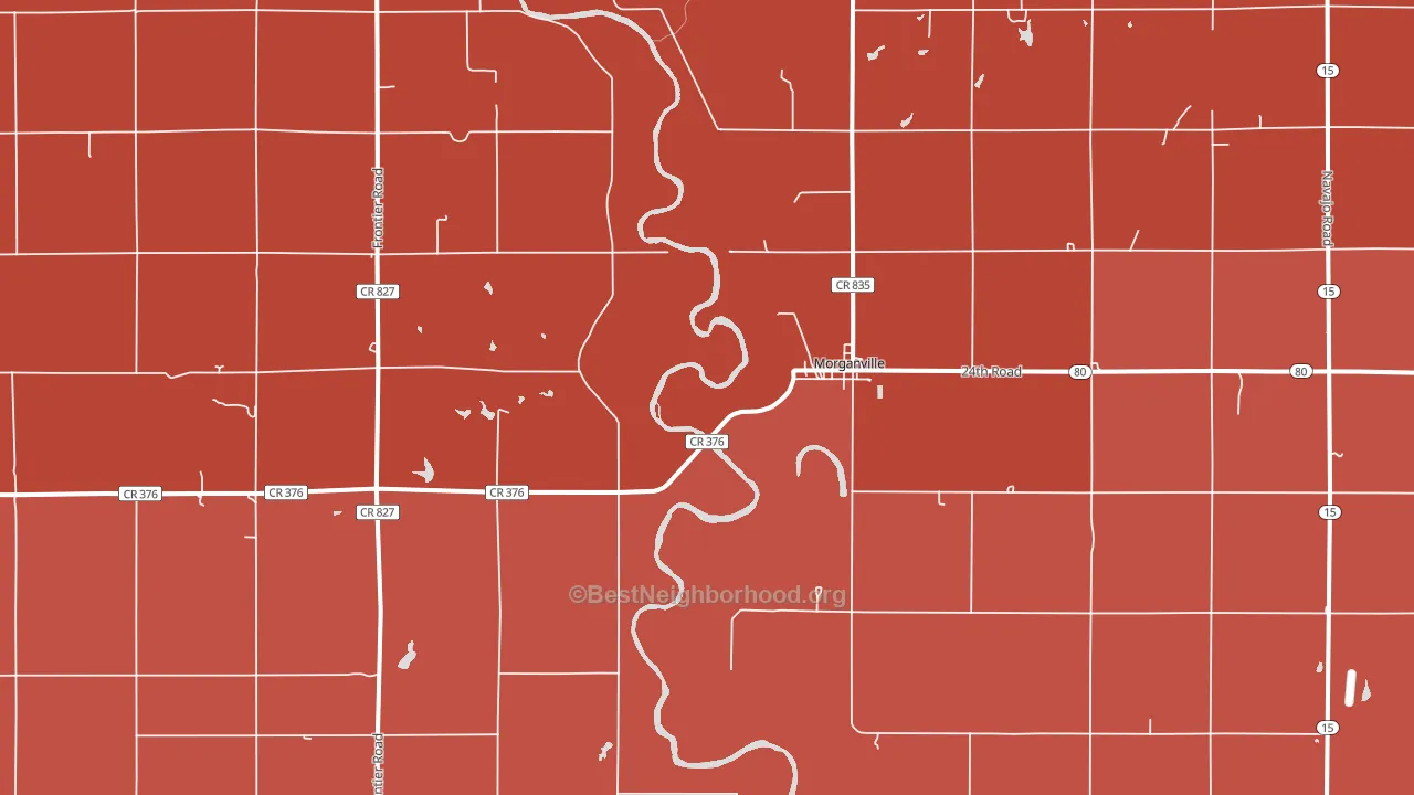 67468, KS block-group political-lean map