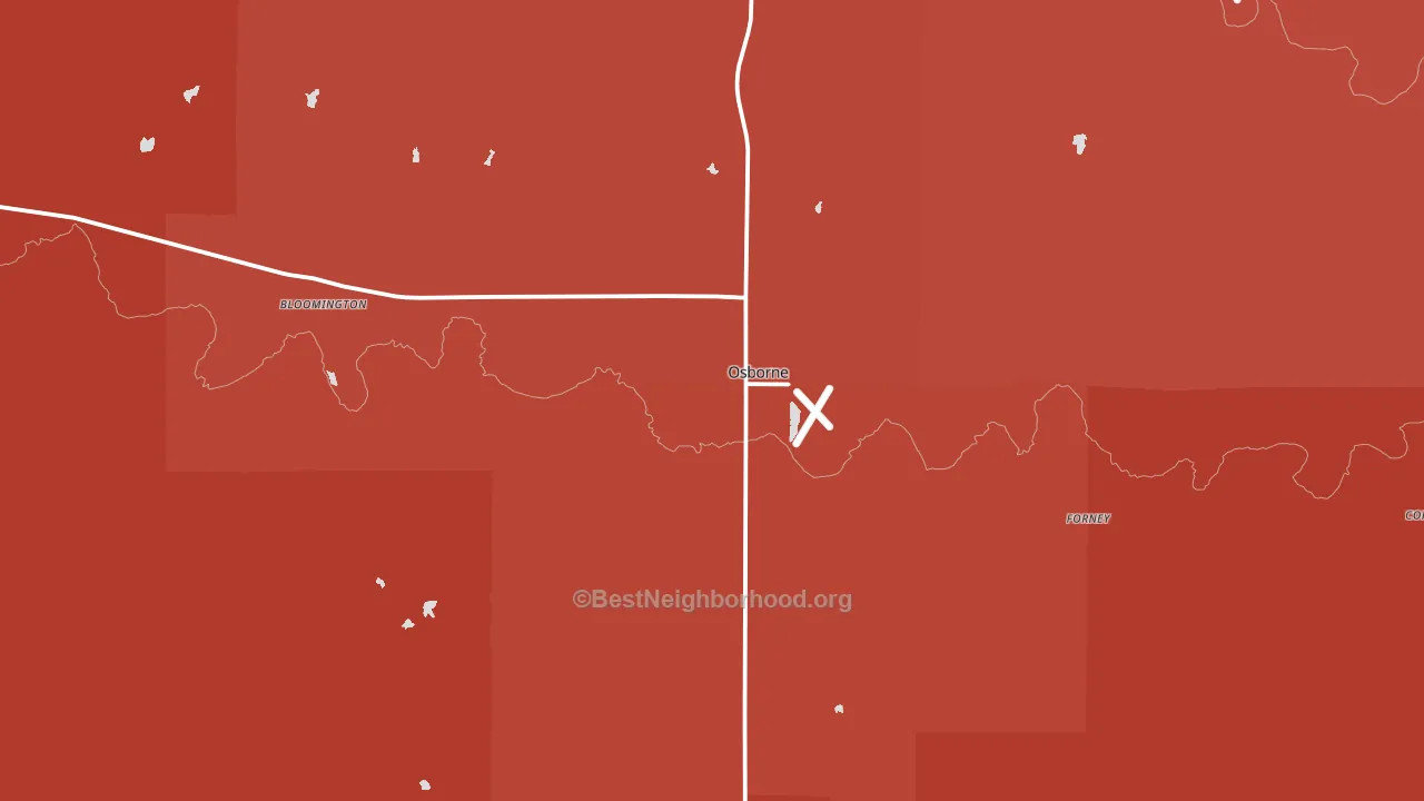 67473, KS block-group political-lean map