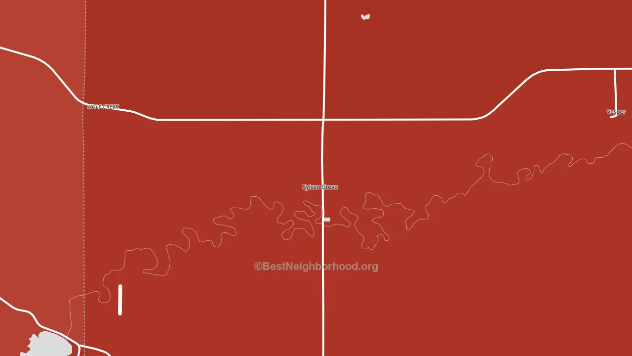 67481, KS block-group political-lean map