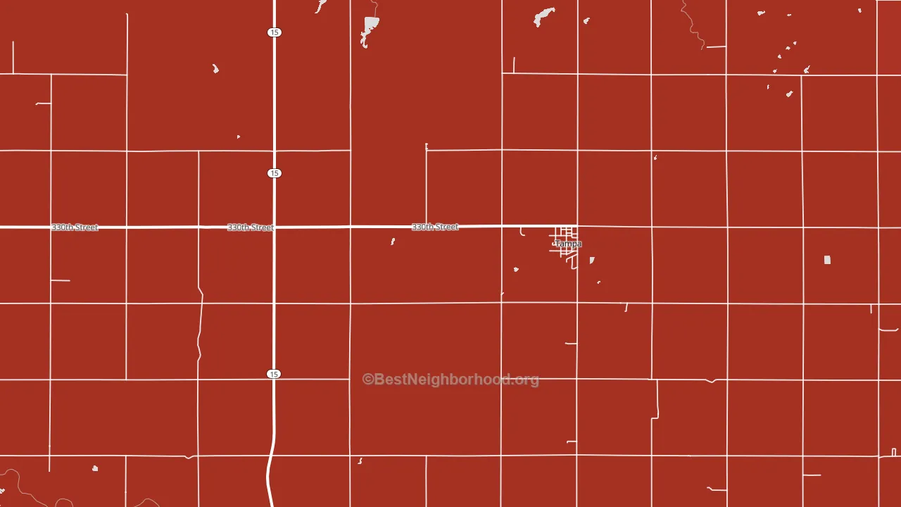 67483, KS block-group political-lean map