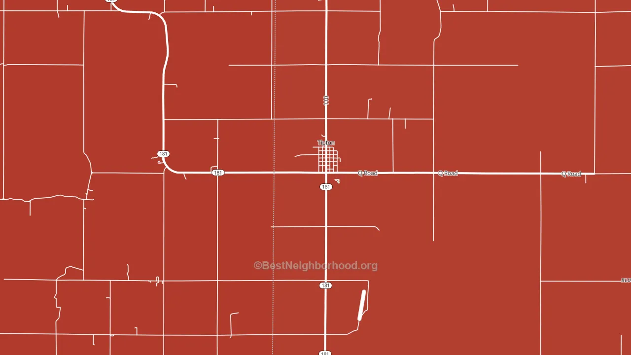 67485, KS block-group political-lean map
