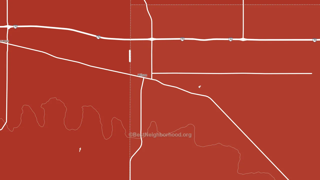67490, KS block-group political-lean map