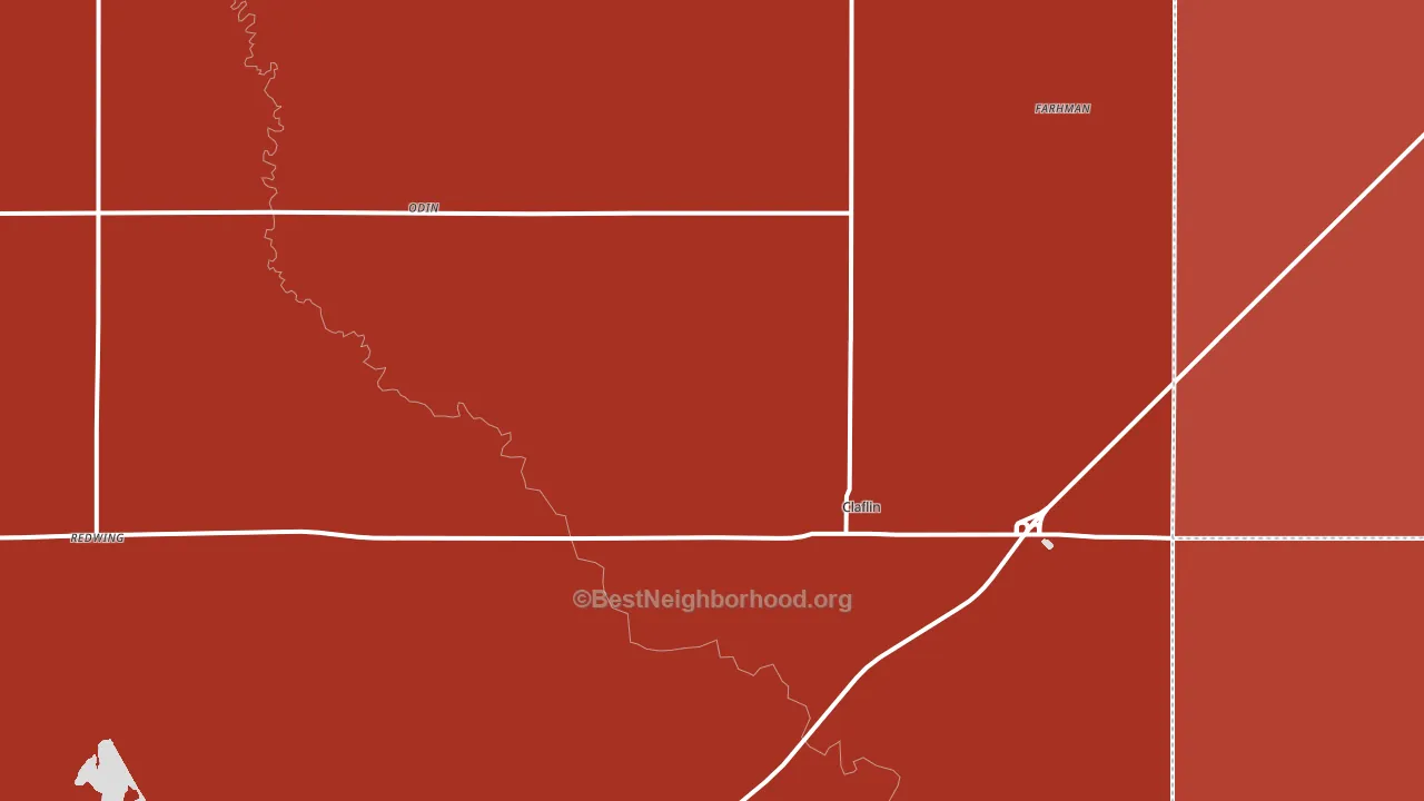 67525, KS block-group political-lean map