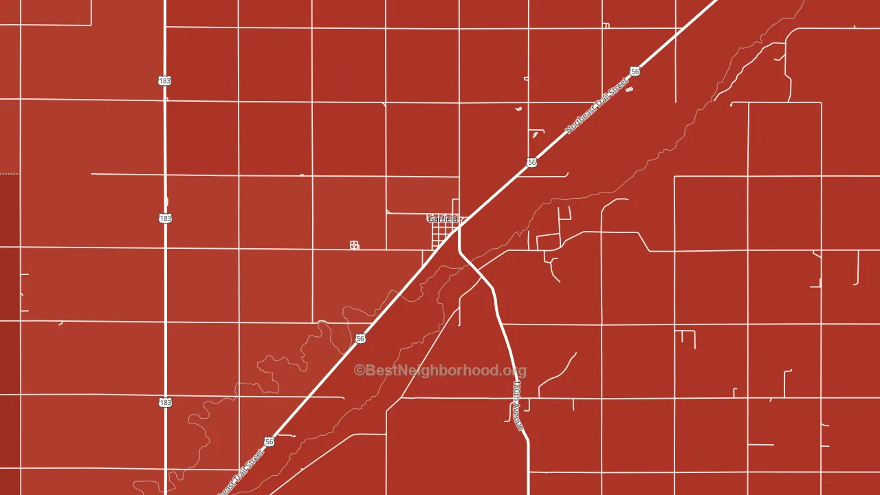 67529, KS block-group political-lean map