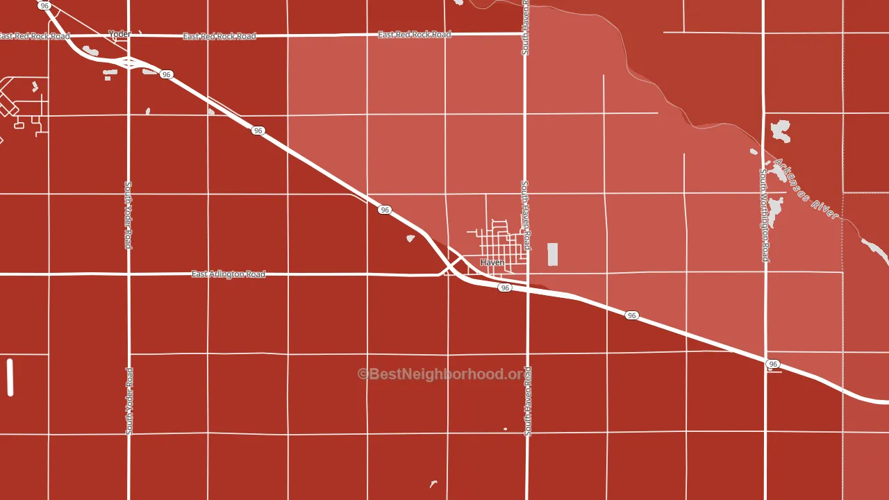 67543, KS block-group political-lean map