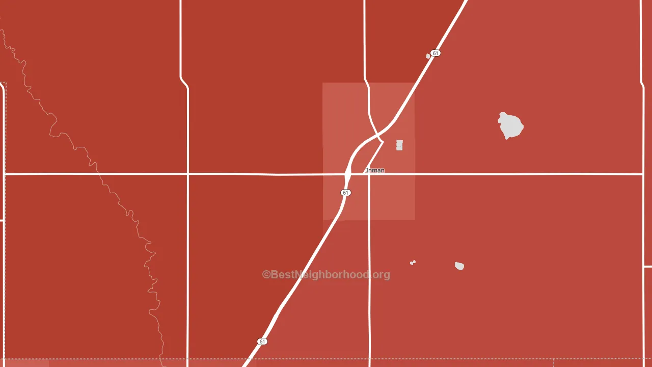 67546, KS block-group political-lean map