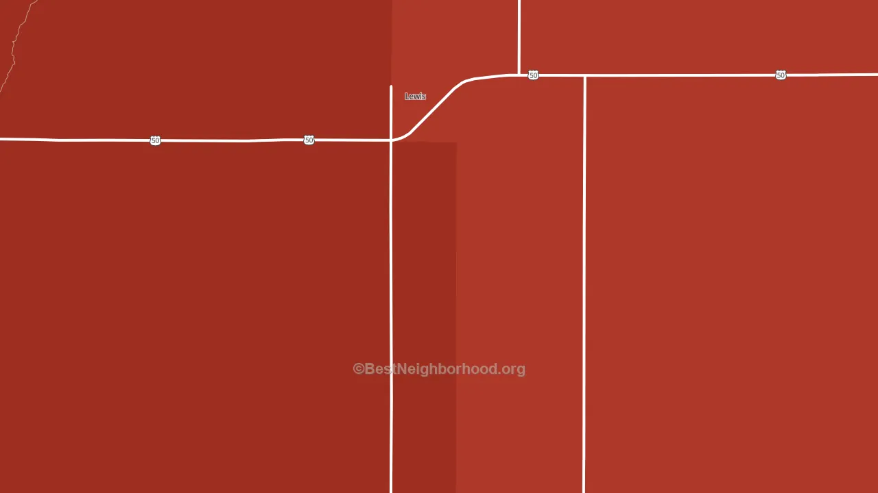 67552, KS block-group political-lean map
