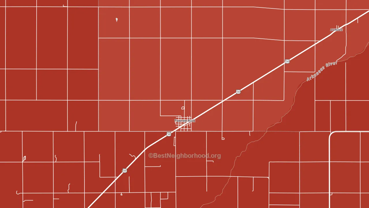 67567, KS block-group political-lean map
