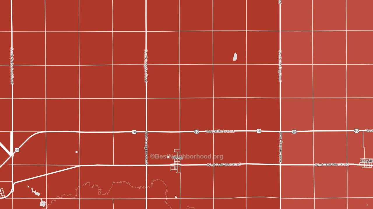 67568, KS block-group political-lean map