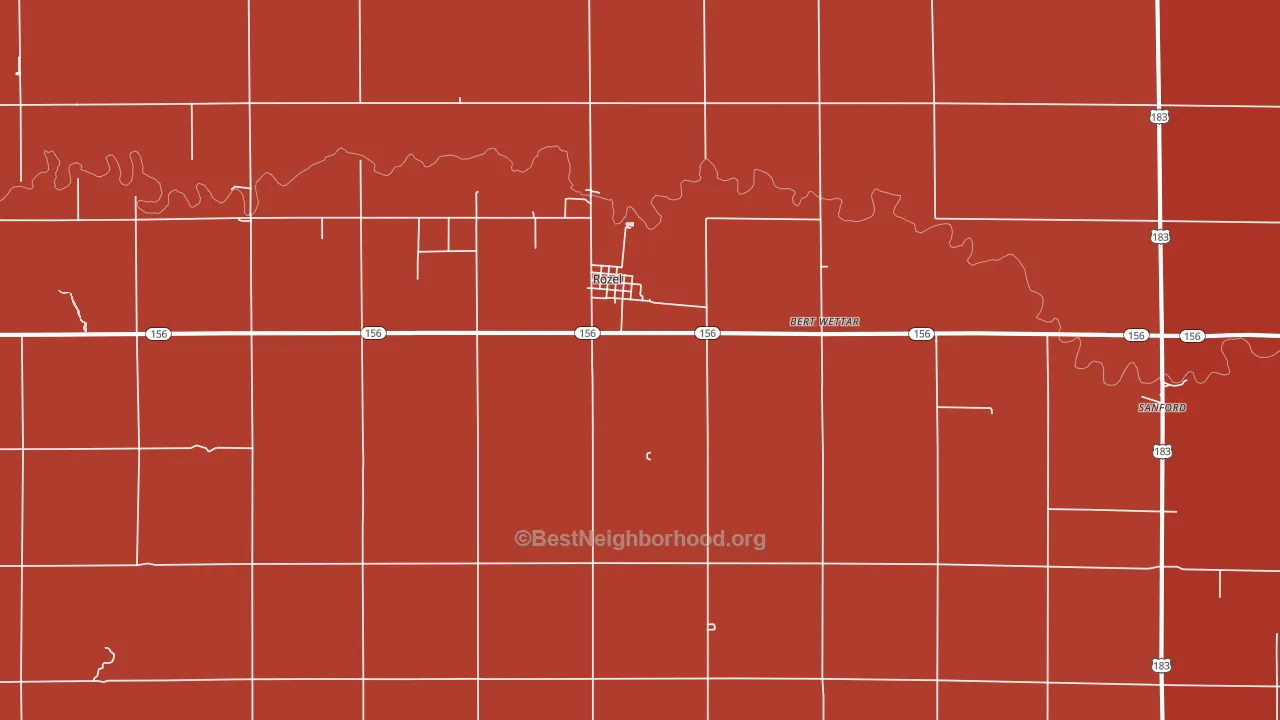 67574, KS block-group political-lean map