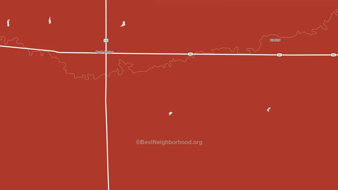 67575, KS block-group political-lean map