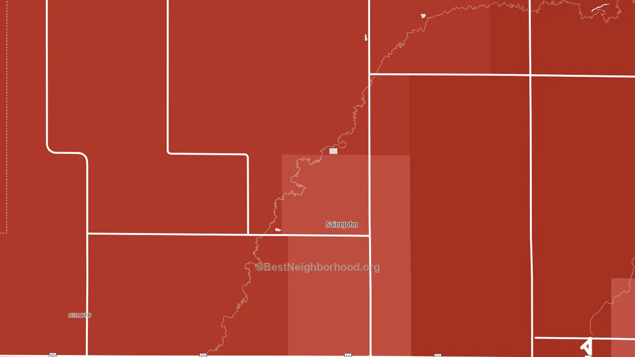 67576, KS block-group political-lean map