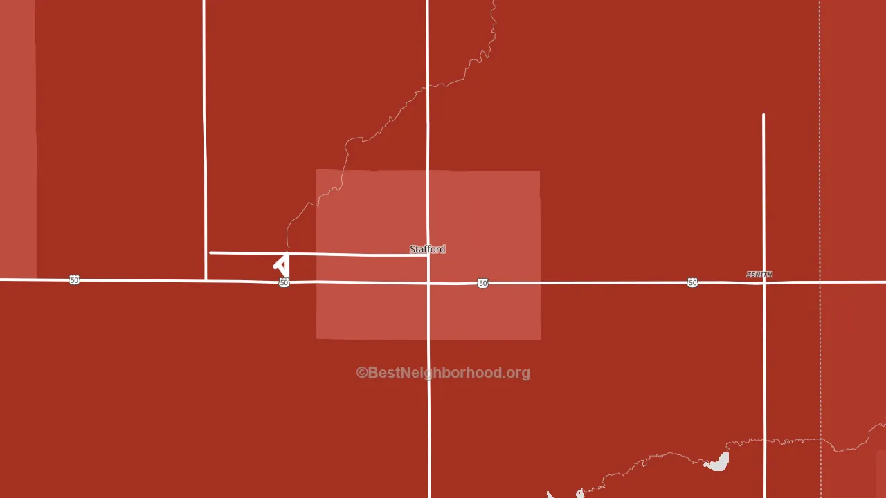 67578, KS block-group political-lean map