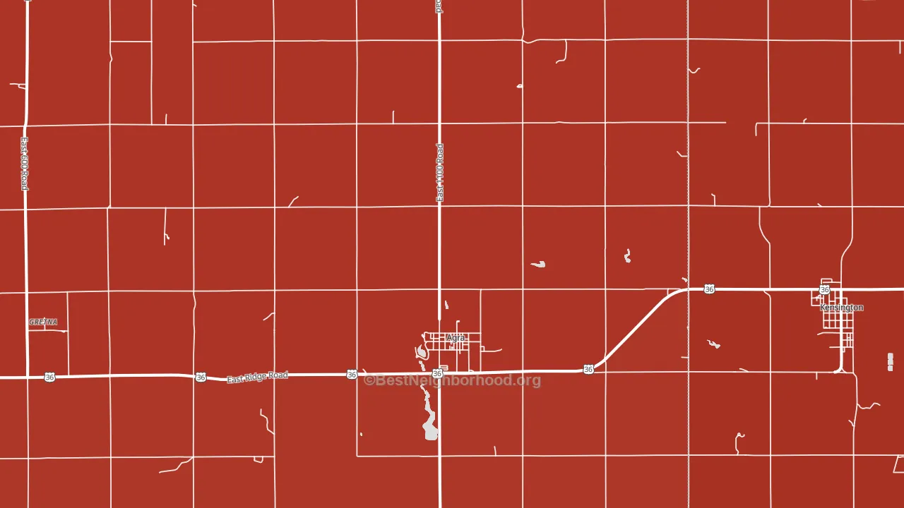 67621, KS block-group political-lean map