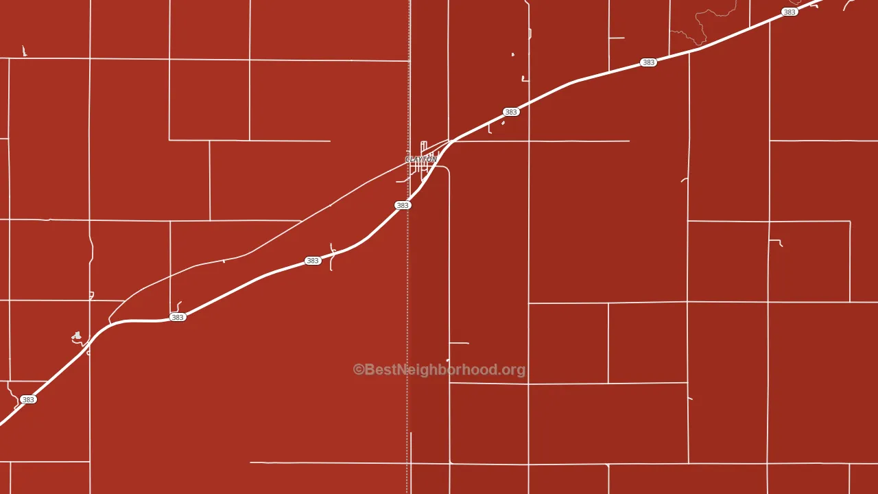 67629, KS block-group political-lean map