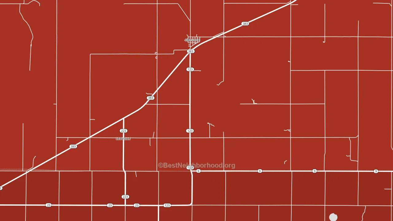 67635, KS block-group political-lean map