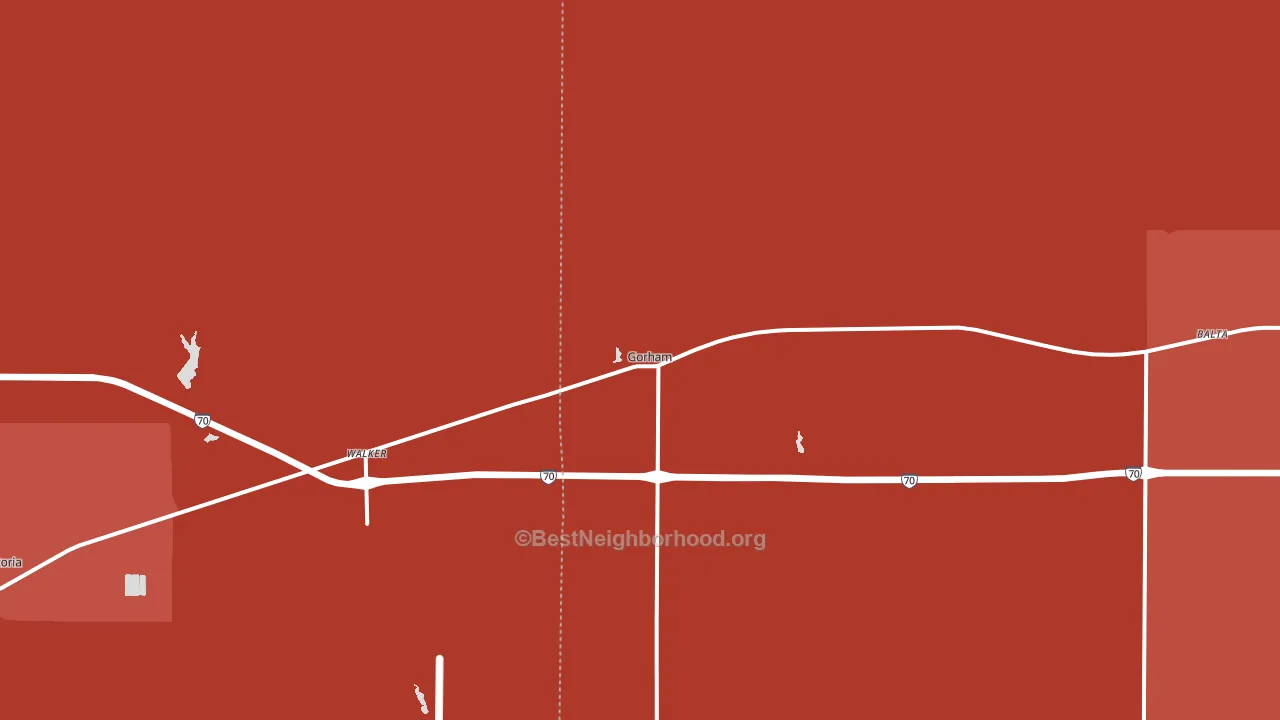 67640, KS block-group political-lean map