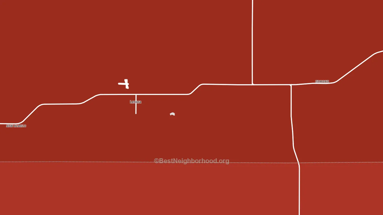 67645, KS block-group political-lean map