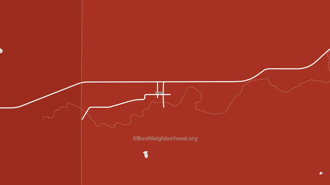 67646, KS block-group political-lean map