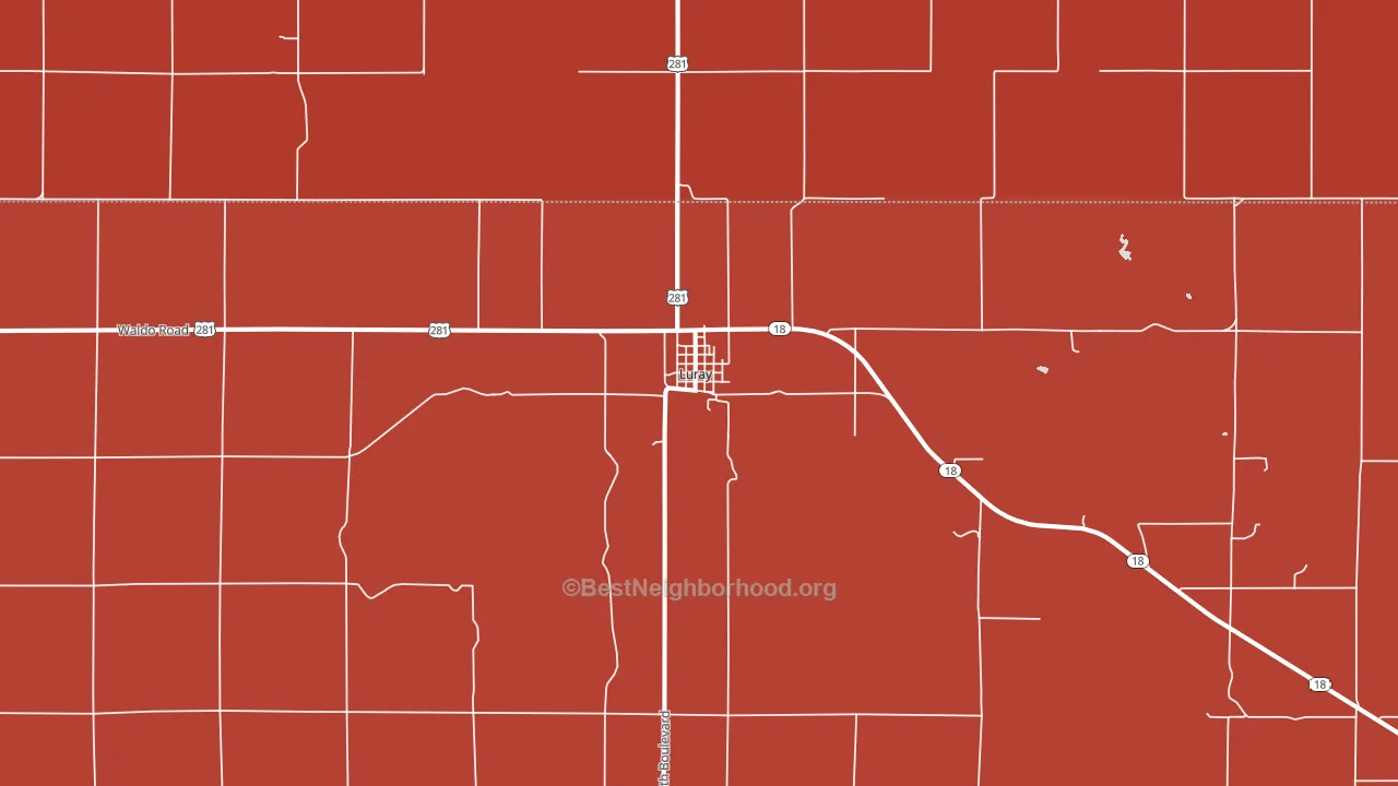 67649, KS block-group political-lean map