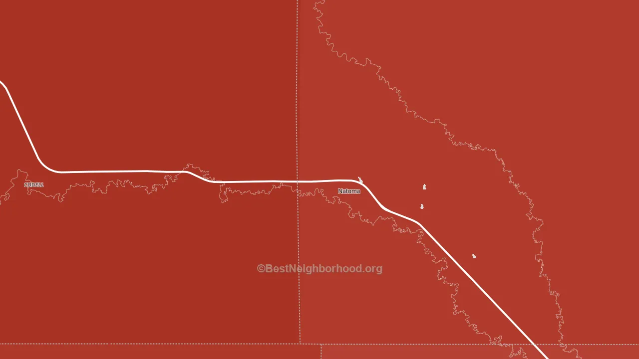 67651, KS block-group political-lean map
