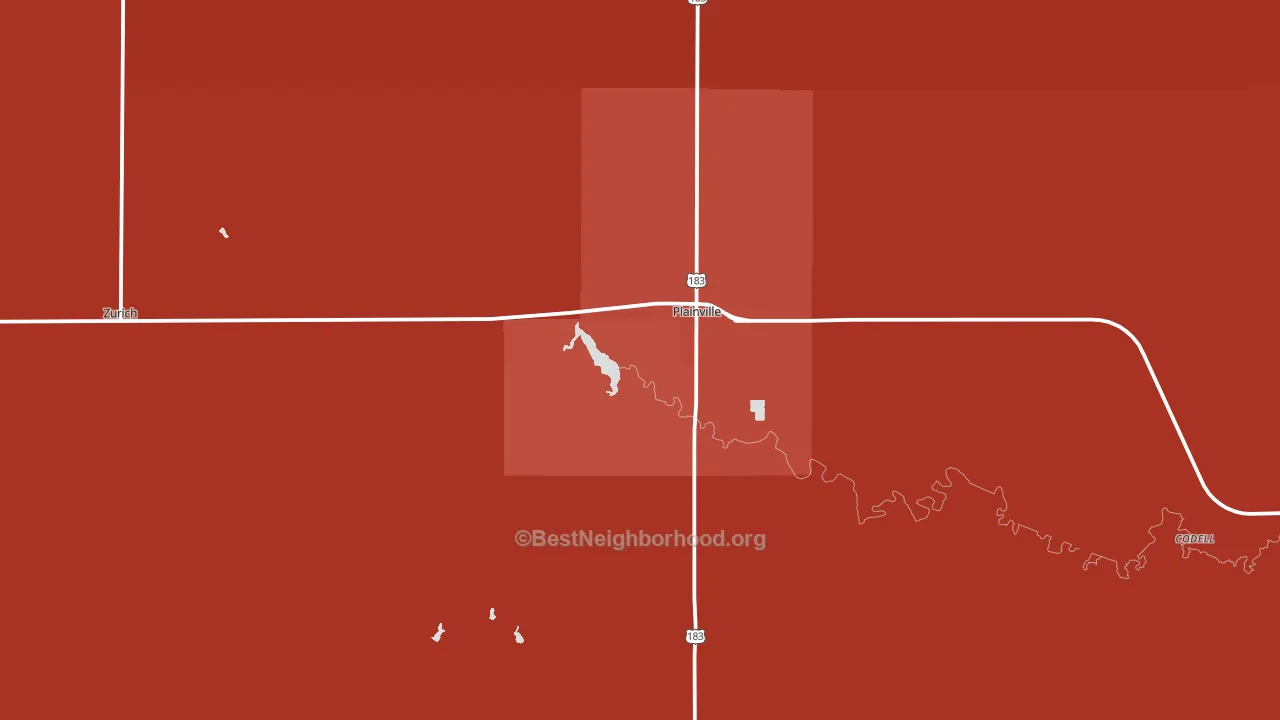 67663, KS block-group political-lean map